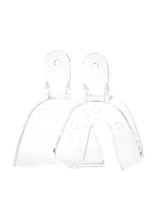 Łyżki wyciskowe Trays clear upper z perforacją 20 szt.png